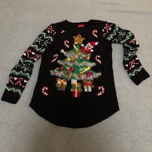 Juniors Size Medium Ugly Christmas Sweater